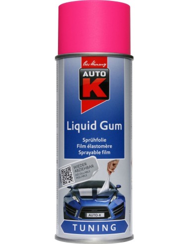 AUTO-K PELLICOLA SPRAY REMOVIBILE COLORE ROSA FLUO NEON